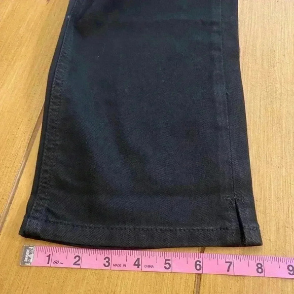 New Lee Mid Rise Capri Black size 10M - Picture 6 of 8